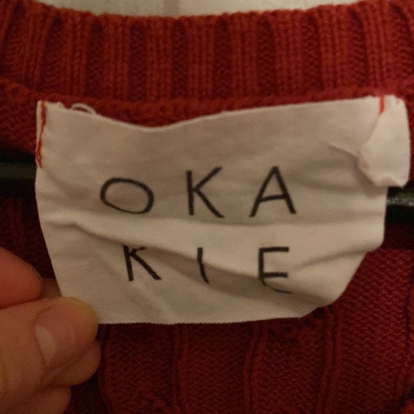 Workhall Red Sweater Vest - Picture 2 of 3